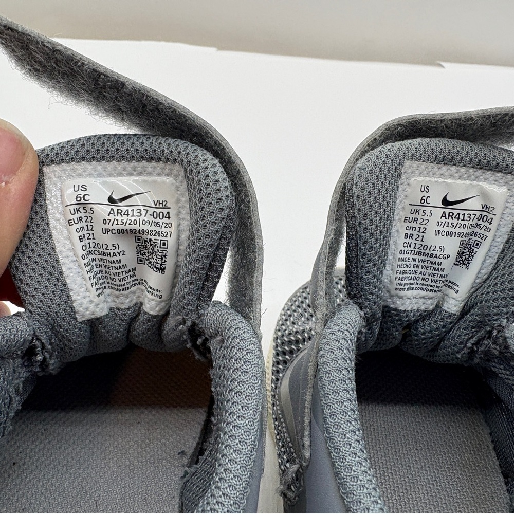 Nike Kids Gray Sneakers - Picture 5 of 5